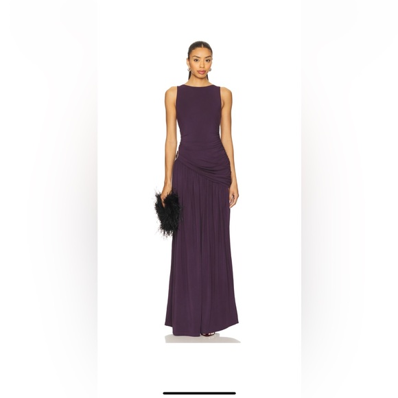 Estelle Dress in plum - Picture 1 of 3